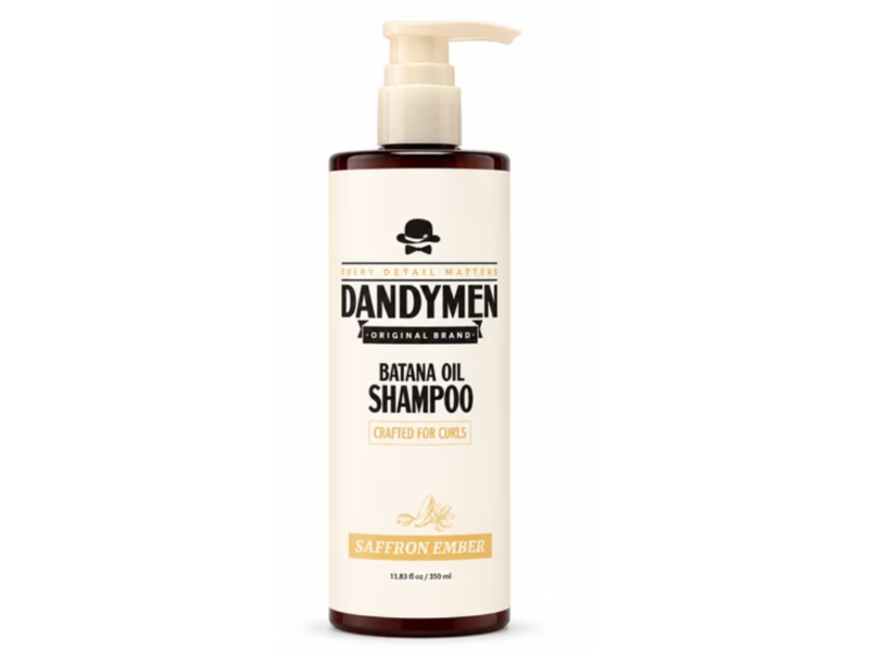 DandyMan Shampoo, Batana Oil, Saffron Ember, 11.83 fl oz/350 mL