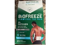 Biofreeze Cool The Pain Menthol-Pain Relieving XL Patches, 4 Count - thumbnail 2