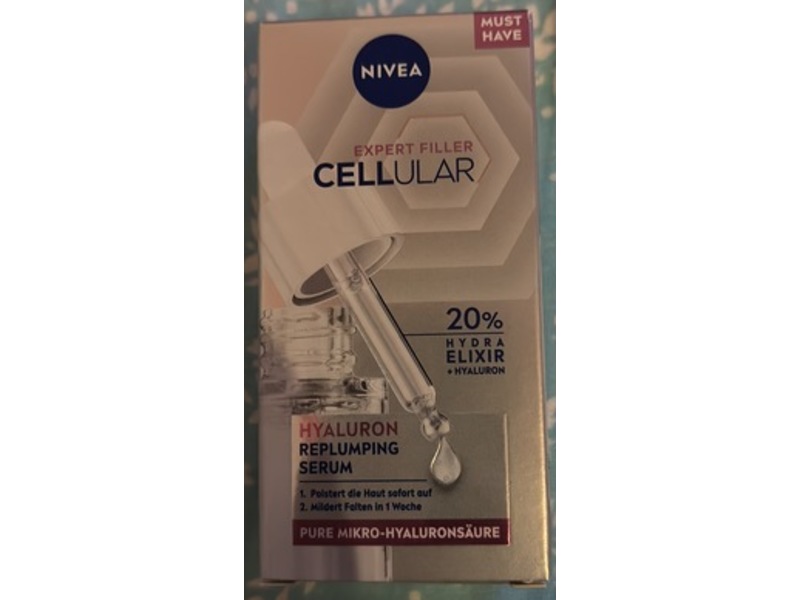 Nivea Expert Filler Cellular Hyaluron Replumping Serum, 15 mL