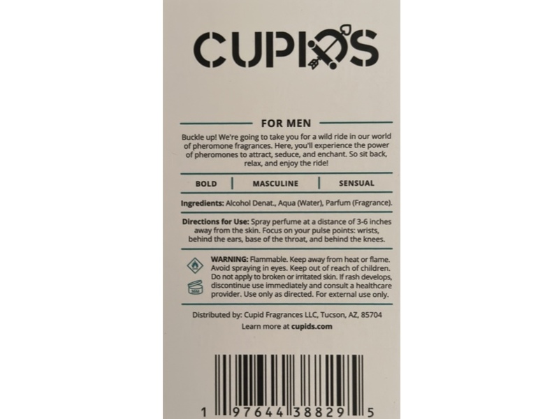 Cupids Eau De Parfum, Hypnosis, 1.7 fl oz/50 mL