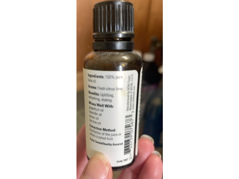 Now Essential Oils Lime Oil, Citrus Aurantifolia, 1 fl oz/30 mL