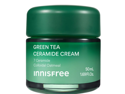 Innisfree Nourish + Strengthen Cream, Green Tea Ceramide, 1.69 fl oz/50 mL