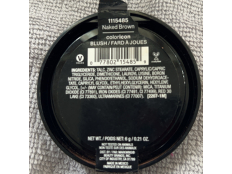 Wet n Wild Powder Color Icon Blush, Naked Brown, 0.21 oz/6 g