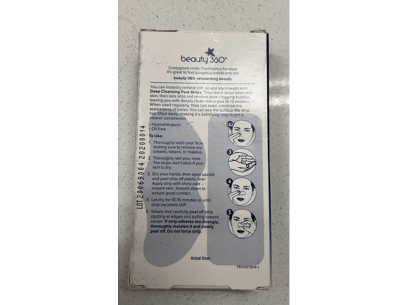 Cvs Pharmacy Beauty 360 Deep Cleansing Pore Strips, 14 Count