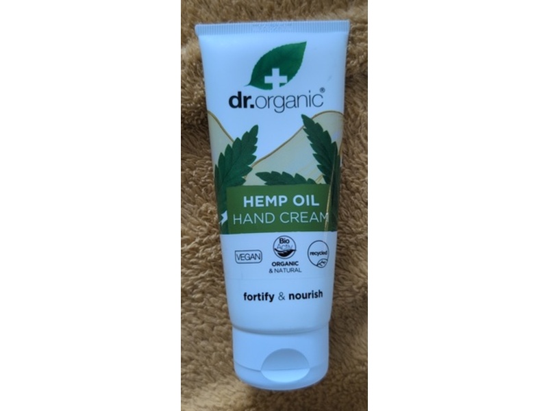 Dr. Organics Hand Cream, Hemp Oil, 100 mL