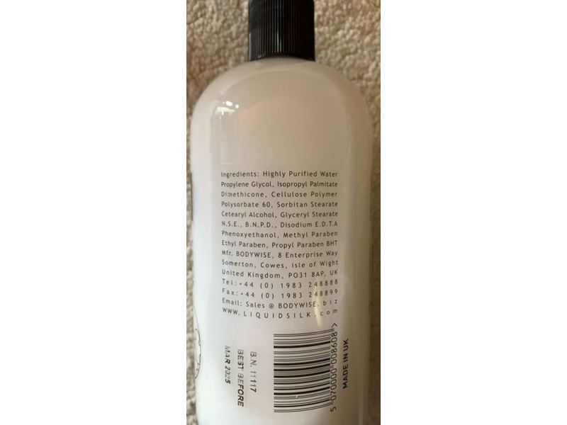 Bodywise Liquid Silk Water Based Sensual Lubricant, 500 mL