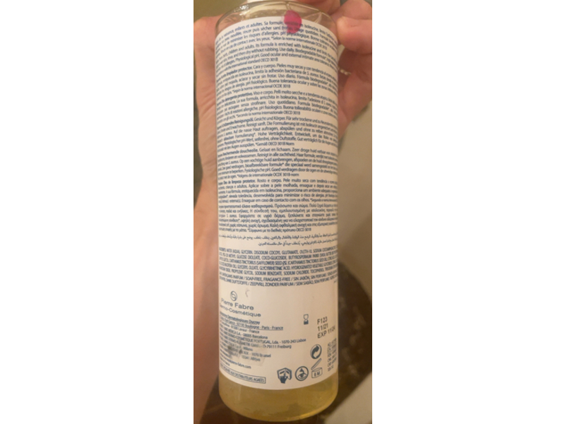 Ducray Dexyane Protective Cleansing Oil, 13.5 fl oz/400mL