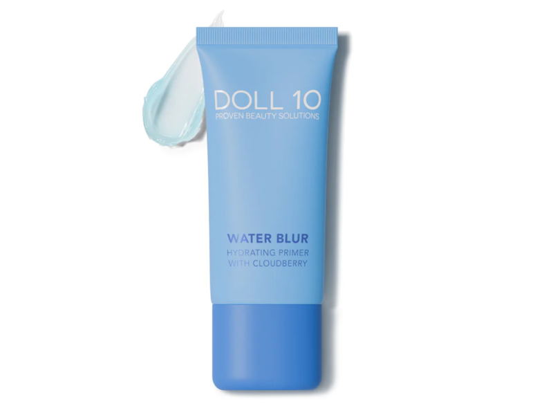 Doll 10 Proven Beauty Solutions Water Blur Hydrating Primer, Cloudberry, 1 fl oz/30 mL