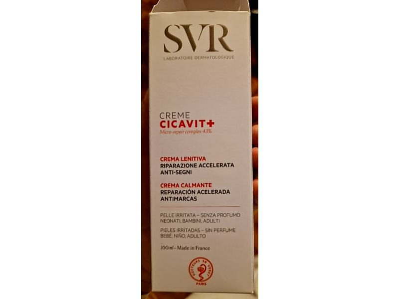 SVR Cicavit+ Creme Soothing Cream, 100 mL