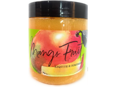 ASquith & Somerset Mango Fruit Salt Scrub, 23.63 oz/670 g