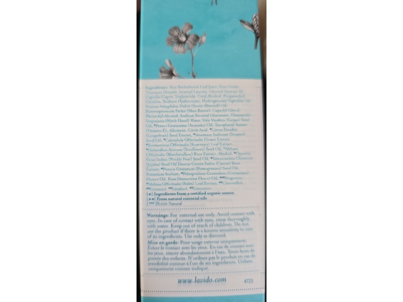 Lavido Moisture Boost Antioxidant Mask, 3.38 fl oz/100 mL