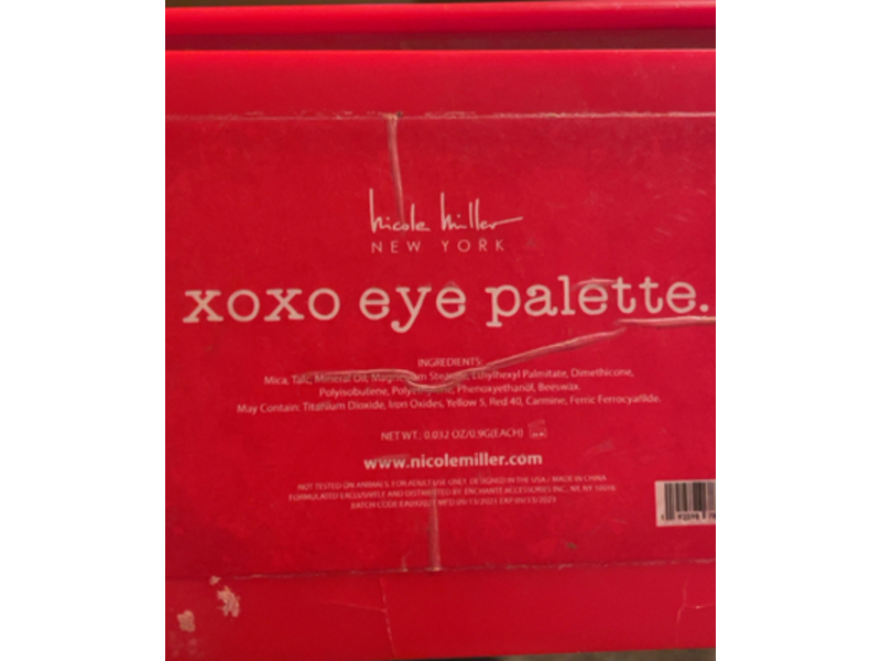 Nicole Miller Xoxo Eye Palette, 0.032 oz/0.96 g