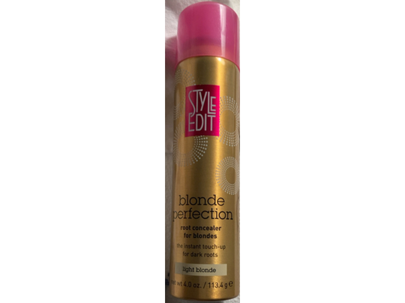 Style Edit Blonde Perfection Root Concealer, Light Blonde, 4 oz/113.4 g
