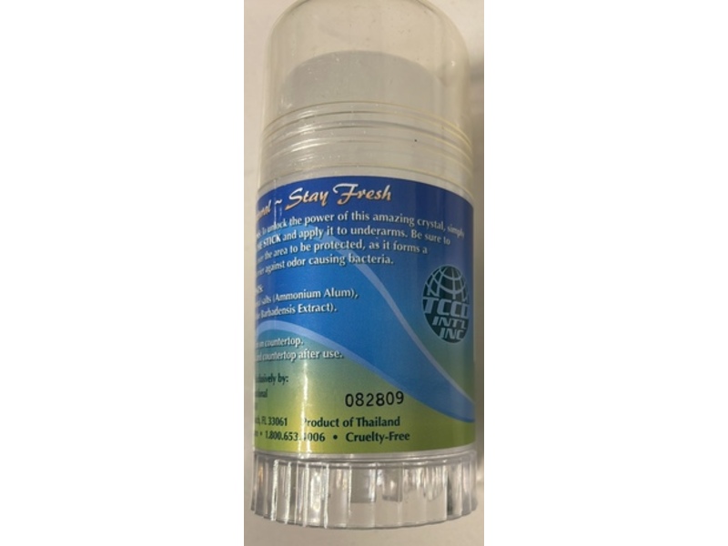 Naturally Fresh Deodorant Crystal, Aloe Vera, 4.25 oz/120 g, Pack Of 3