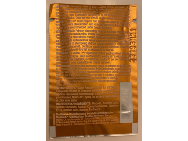 Malibu C Color Prepare Wellness Hair Remedy, 0.17 oz/5 g