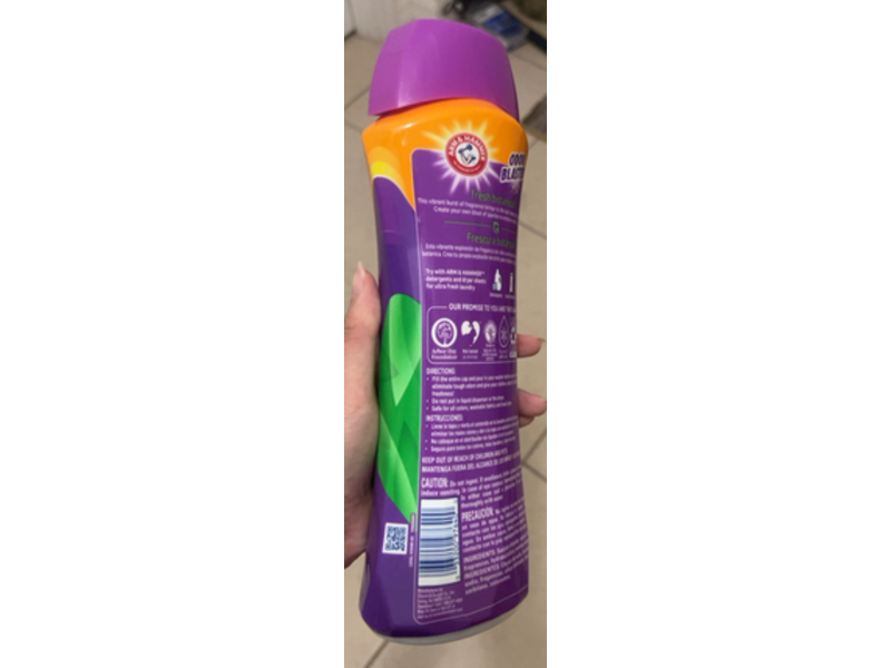 Arm & Hammer Odor Blasters In-Wash Scent Booster, Fresh Botanical, 24 oz/680 g