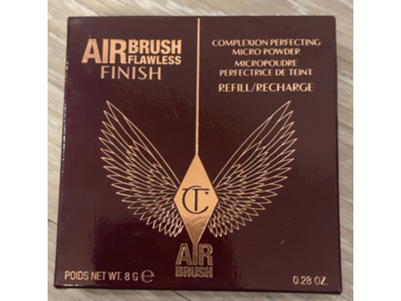 Charlotte Tilbury Airbrush Flawless Finish Complexion Perfecting Micro Powder, 2 Medium, 0.28 oz/8 g