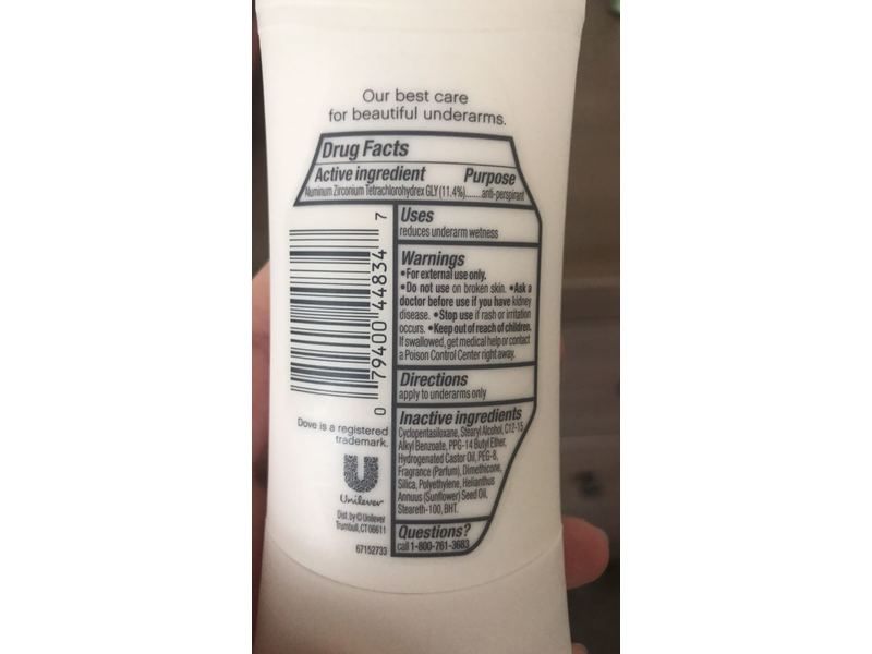 Dove Advanced Care Sheer Cool 48 hours, 2.6oz