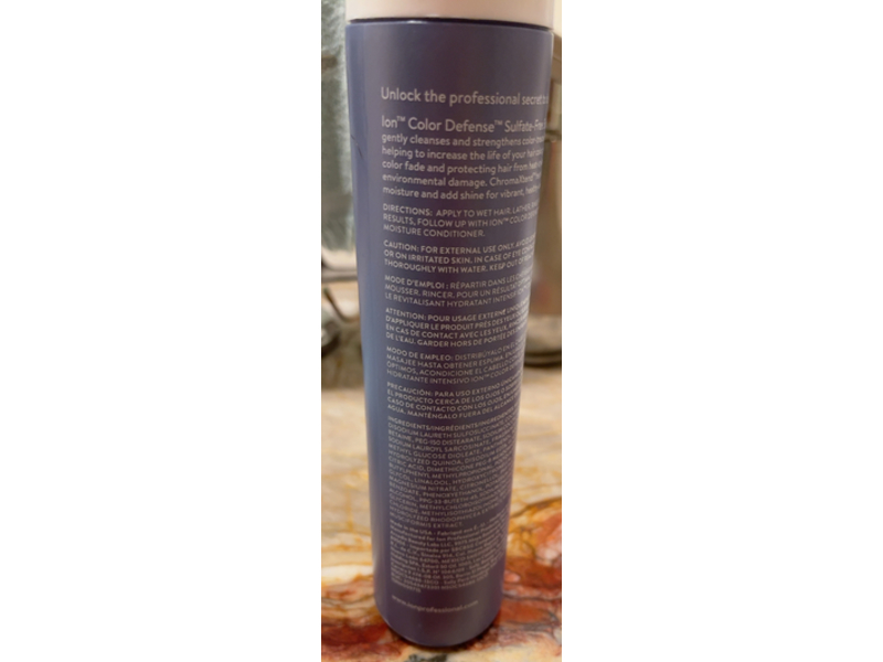 Ion Color Solution Color Defense Sulfate-Free Shampoo, 10.5 fl oz / 310 mL