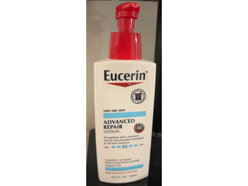 Eucerin Very Dry Skin Advanced Repair Lotion, 16.9 fl oz/500 mL