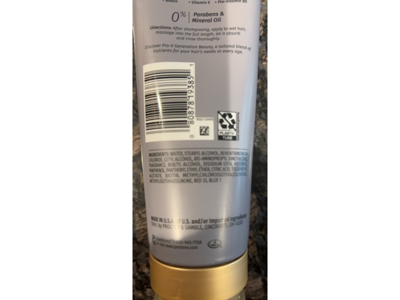 Pantene Generation Beauty Silver & Glowing Conditioner, 8 fl oz/237 mL