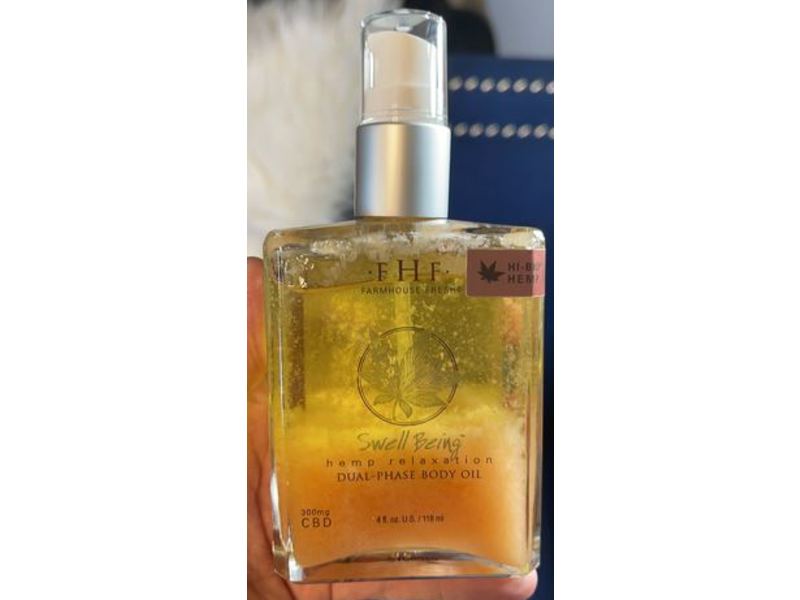 Farm House Fresh Dual Phase Body Oil, Swell Being, 4 fl oz/118 mL