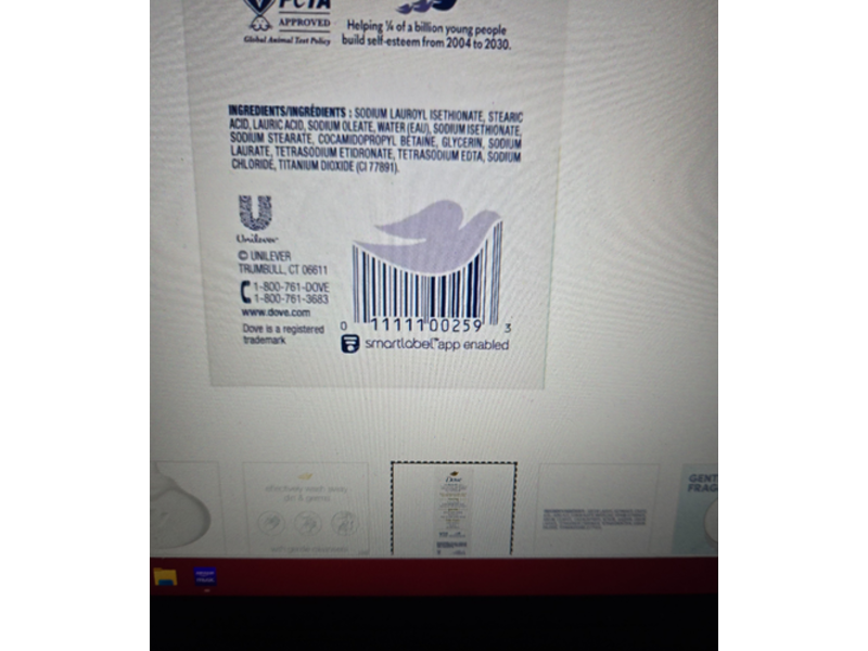 Dove Moisturizing Beauty Bar Soap, Sensitive , 3.75 fl oz, Pack Of 12