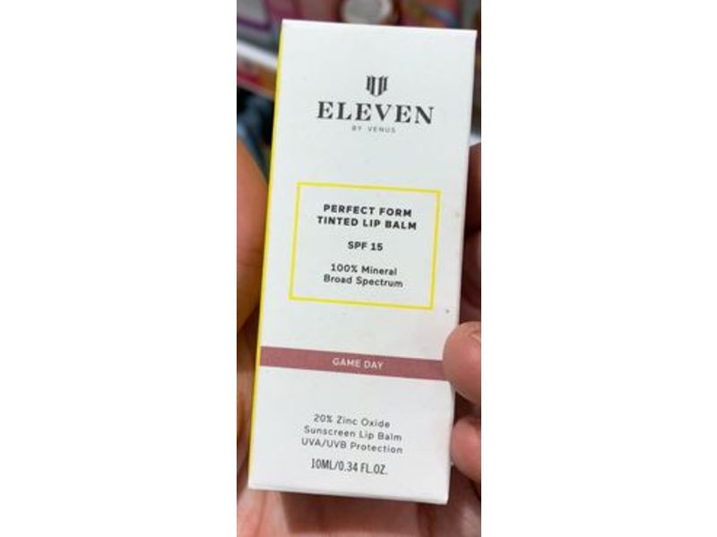 EleVen by Venus Williams Perfect Form Lip Balm, SPF 15, Game Day, 0.34 fl oz/10 mL