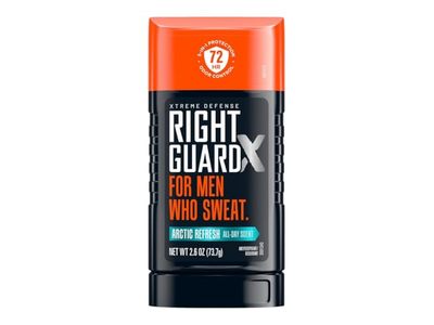 Right Guard Xtreme Defense Antiperspirant & Solid Deodorant, Arctic Refresh, 2.6 oz/73.7 g, Pack Of 6