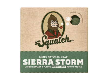 Dr. Squatch Men's Natural Soap, Sierra Storm, 5 oz/141 g
