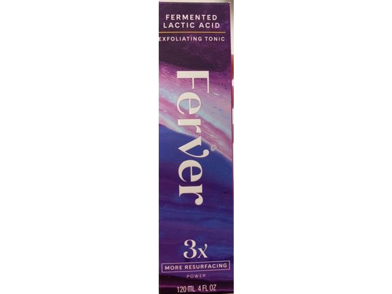 Ferver Exfoliating Tonic, Fermented Lactic Acid, 4 fl oz/120 mL