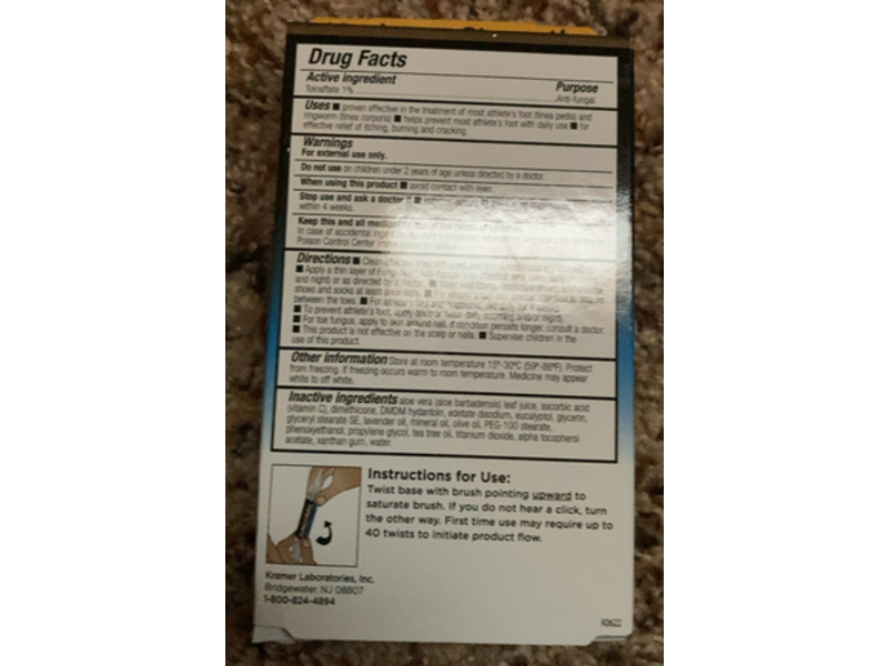 Fungi Nail Maximum Strength Anti - Fungal Pen, Aloe & Tea Tree Oil, 0.101 fl oz/3 mL