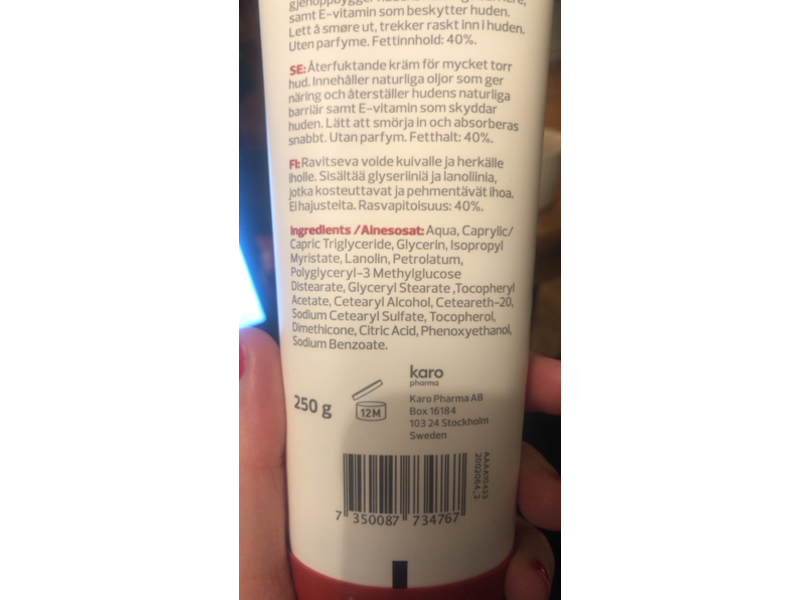 Decubal Body Cream, Nourishing And Regenerating, 250 g