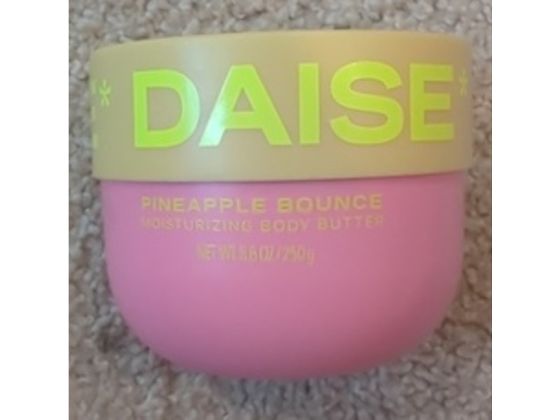 Daise Moisturizing Body Butter, Pineapple Bounce, 8.8 oz/250 g
