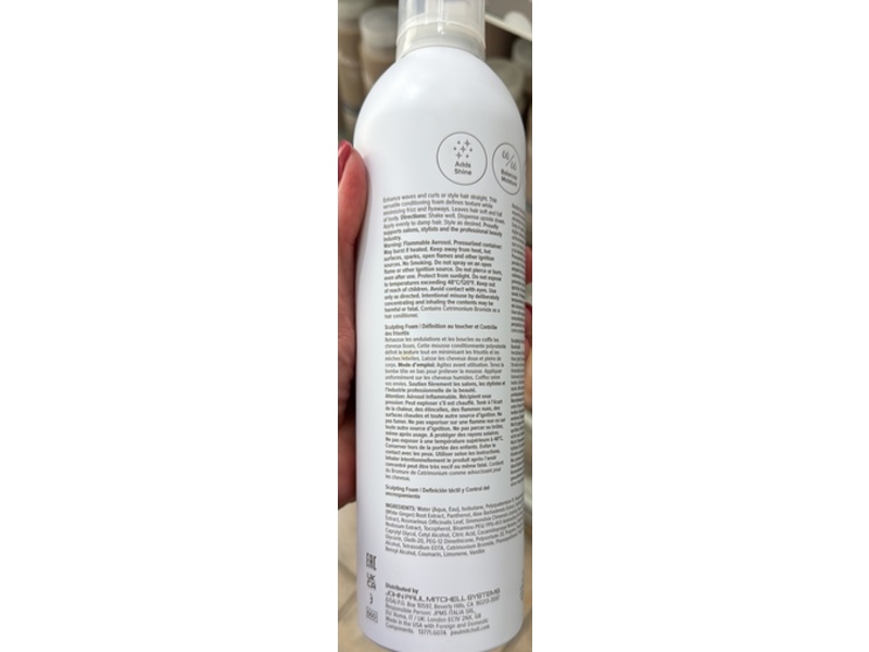 Paul Mitchell Flexible Hold Sculpting Foam, 16.9 fl oz/500 mL