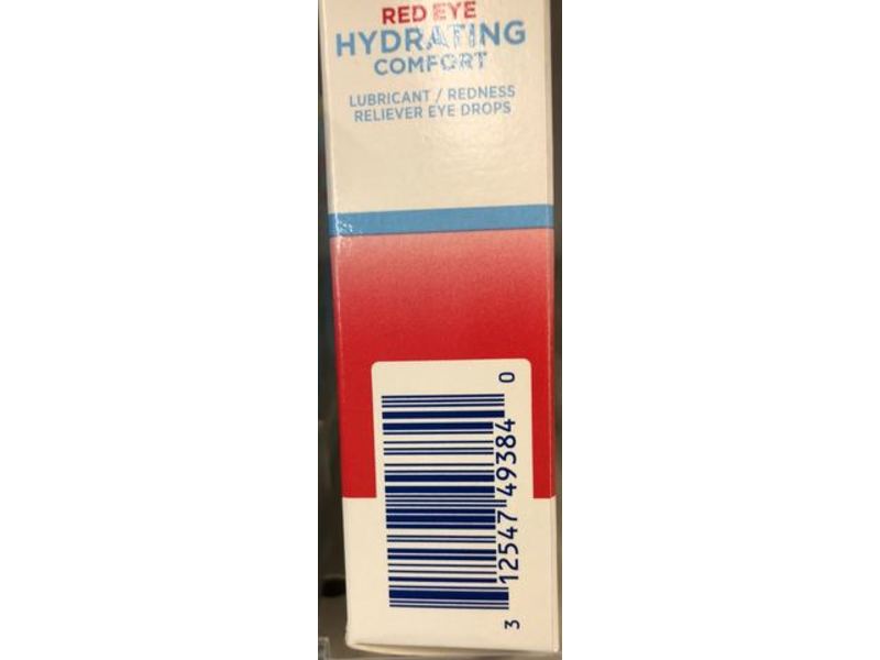 Visine Red Eye Hydrating Comfort Drops, 1.2 fl oz/15 mL
