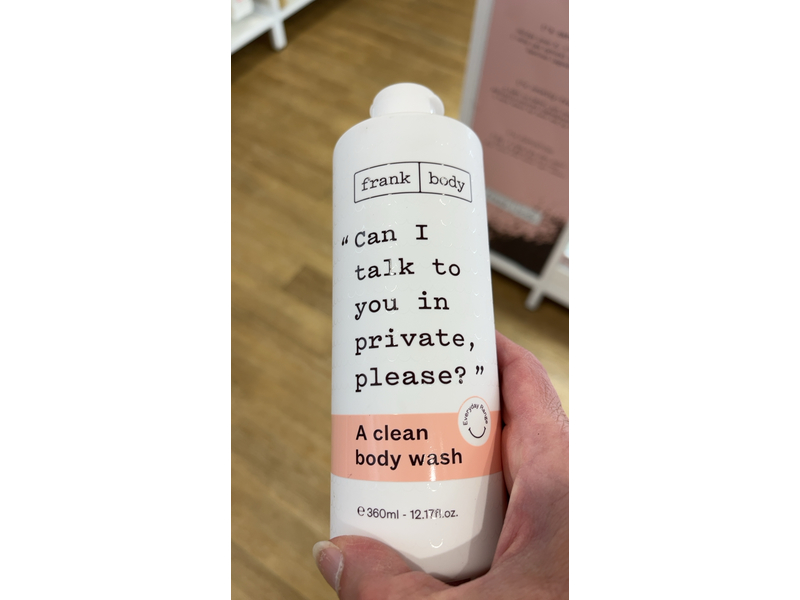 Frank Body A Clean Body Wash, Unscented, 12.17 fl oz/360 mL