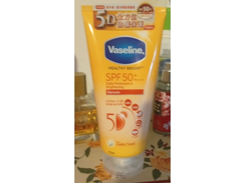 Vaseline Daily Protection & Brightening Serum Sunscreen, SPF 50+ PA++++, 200 mL