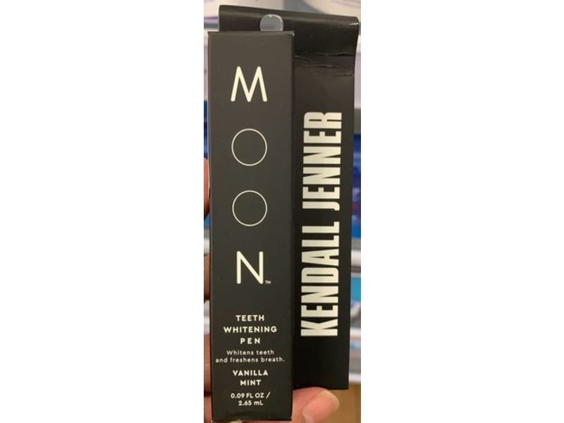 Moon Kendall Jenner Teeth Whitening Pen, Vanilla Mint, 0.09 fl oz/2.65 mL