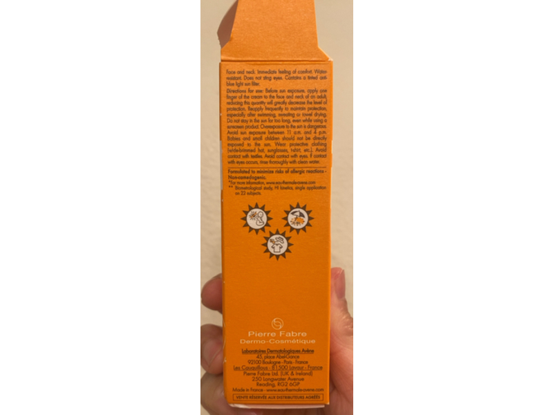 Avene Invisible Finish Cream, SPF 50+, 50 mL