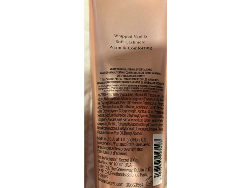 Victoria's Secret Fragrance Body Lotion, Bare Vanilla, 8 fl oz/236 mL