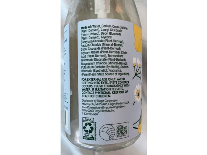 Ever Spring Liquid Hand Soap, Lemon & Coriander, 12 fl oz/354.8 mL