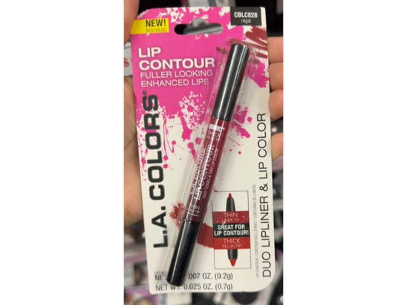 L.A. Colors Lip Liner & Lip Color Duo, CBLC828 Regal