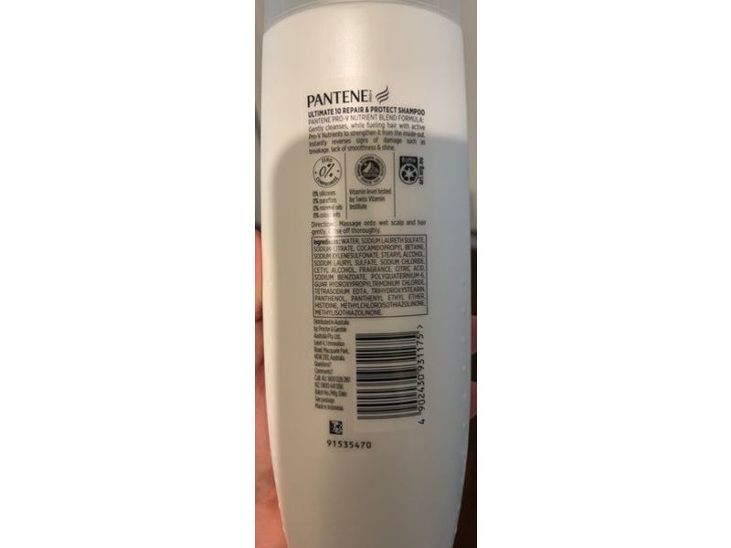 Pantene Pro-V Ultimate 10 Repair & Protect Shampoo, 375 mL