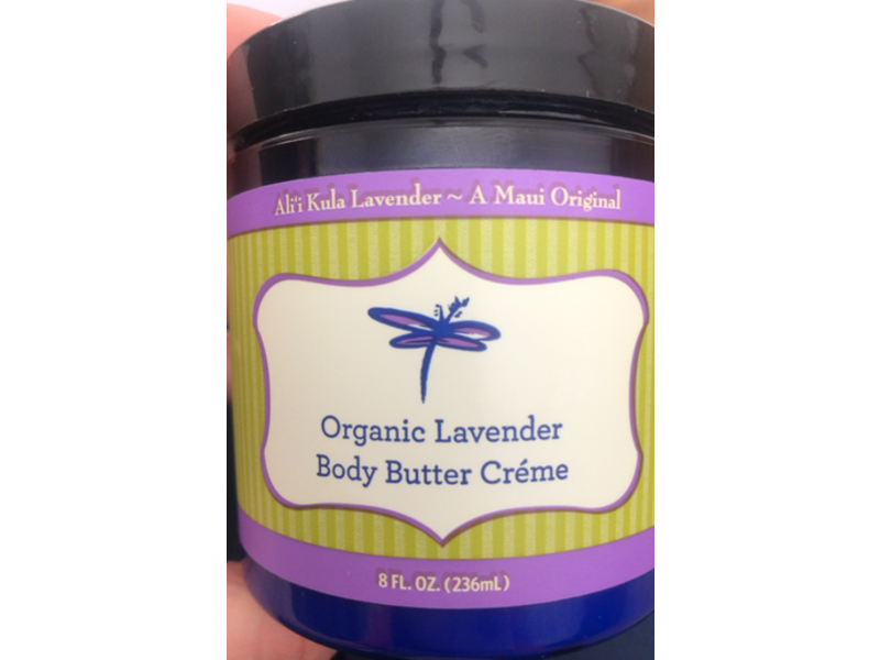 Ali'i Kula Lavender Body Butter Creme, Organic Lavender, 8 fl oz/236 mL