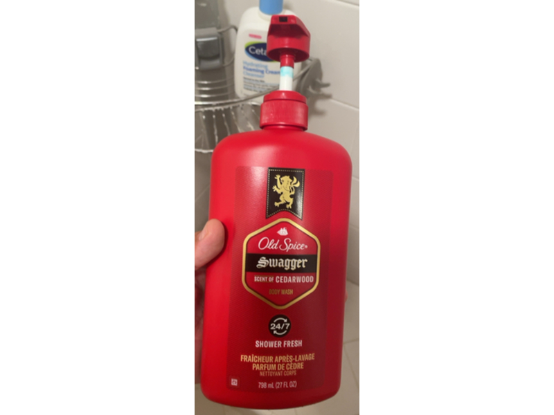Old Spice Swagger Shower Fresh Body Wash, Cedarwood, 27 fl oz/798 mL