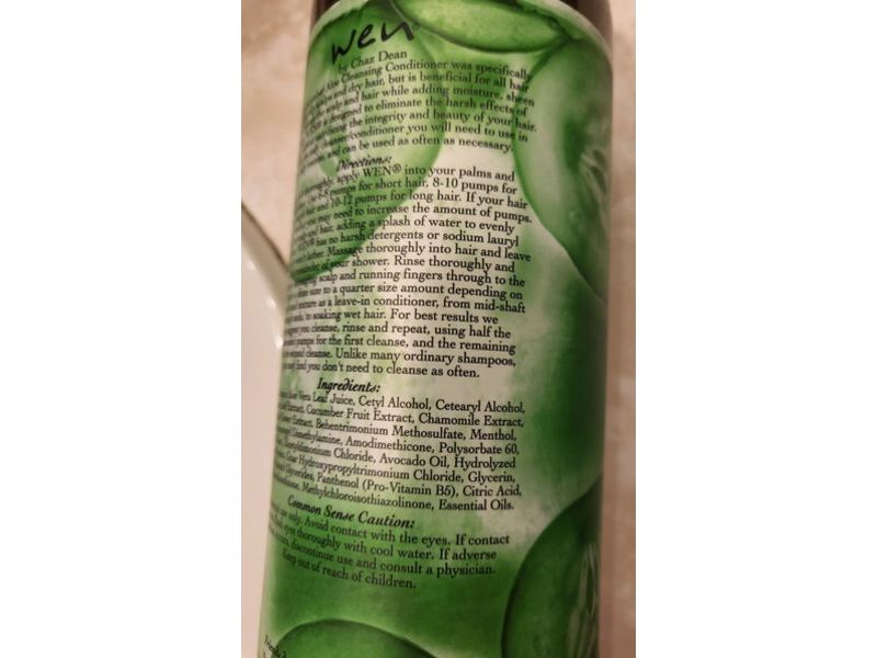 Wen Cleansing Conditioner, Cucumber Aloe, 32 fl oz/946 mL