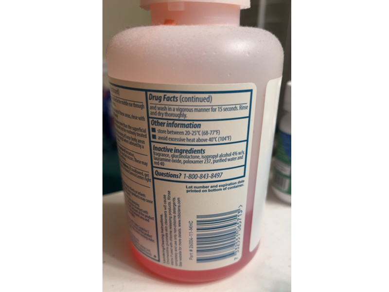 Hibiclens Antiseptic/Antimicrobial Skin Cleanser, 16 fl oz/473 mL