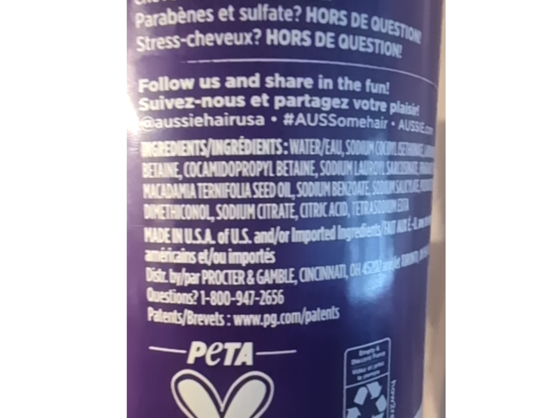 Aussie Miracle Coils Shampoo, 16 fl oz/475 mL, Pack Of 2