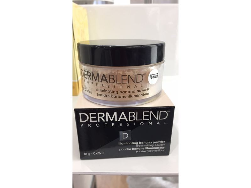 Dermablend Illuminating Banana Powder, Loose Setting Powder, 0.63 Oz.
